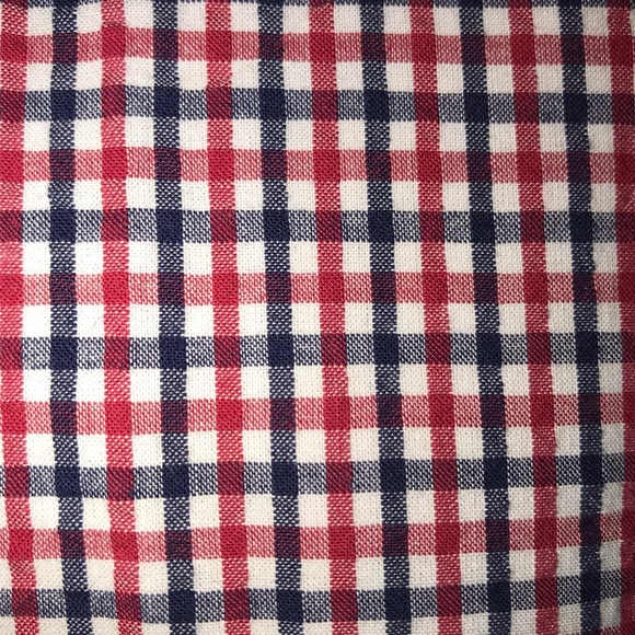 * SOLD * J. Crew Red Blue Gingham Double-breasted Seersucker Cotton Blazer 14 - Picture 9 of 14